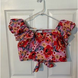 Buddy Love floral crop top size XS